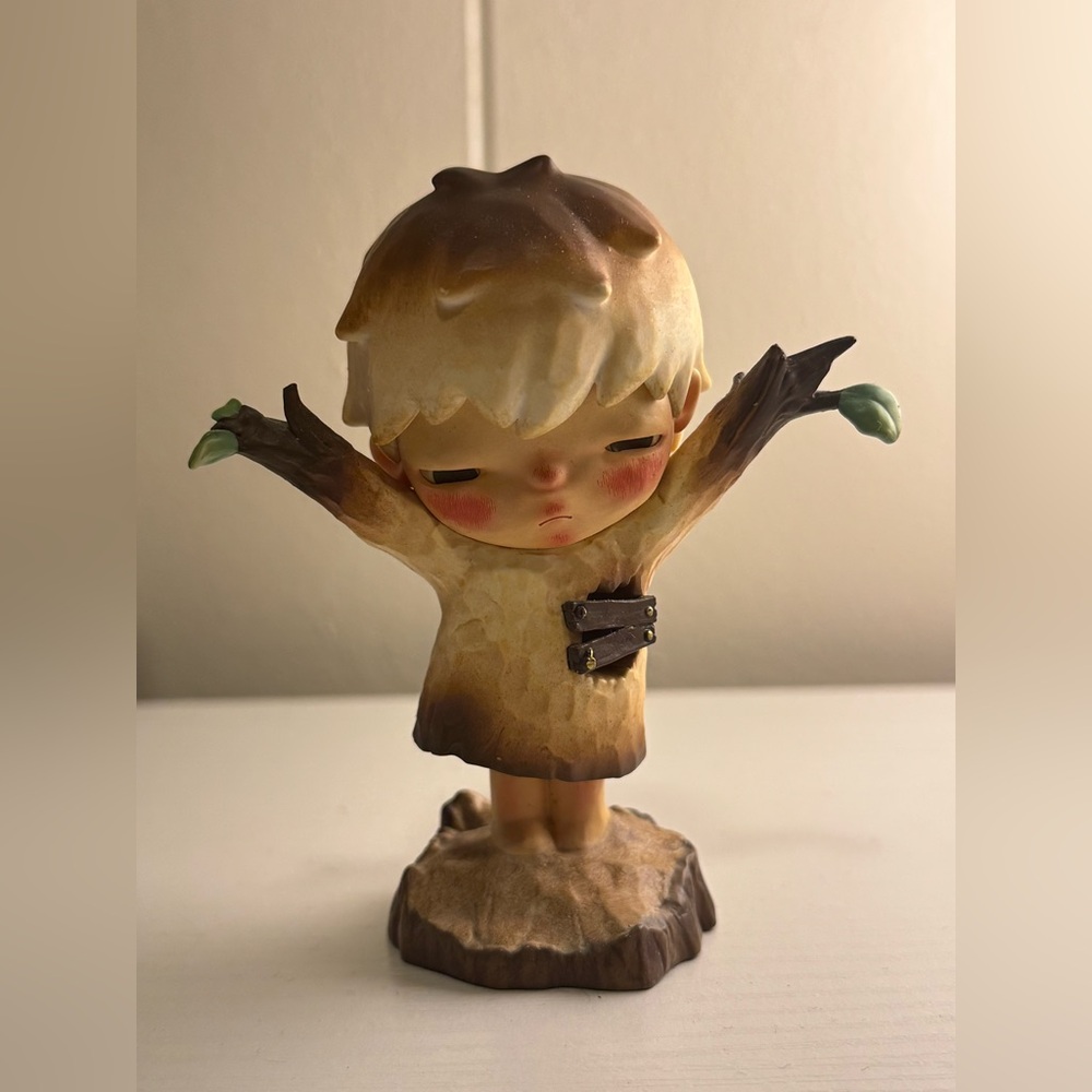 Authentic POP MART HIRONO Reshape Series Blind Box - Woodcarving WITH CARD